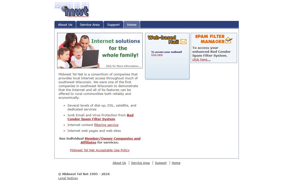 new Midwest TEL NET Internet Service Providers to Southwestern Wisconsin