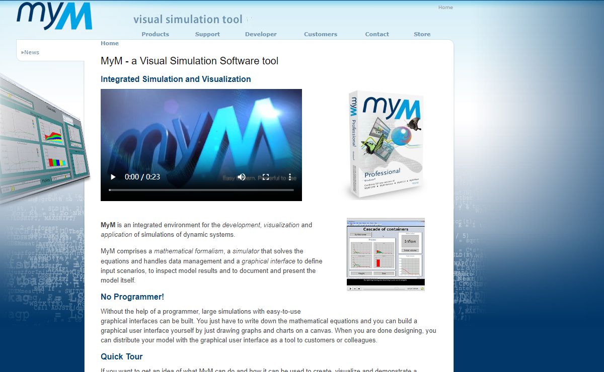 MyM - Visual Simulation Tool - MyM - a Visual Simulation Software tool