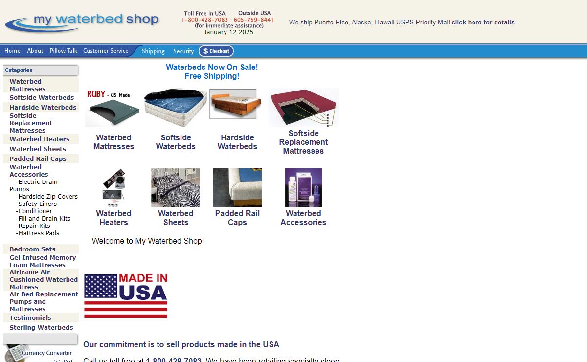 Waterbeds | Waterbed Mattresses, Sheets, Heaters, Softside, Hardside