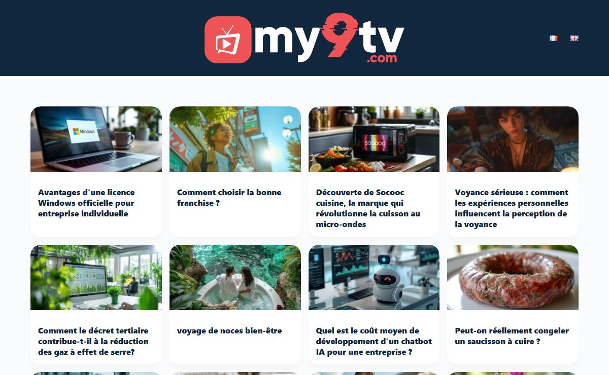 My9tv : en direct de la rédac fr !