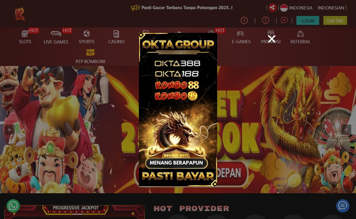 KOMBO88 Penyedia Permainan Online Terbaik Pasti Bayar 2025