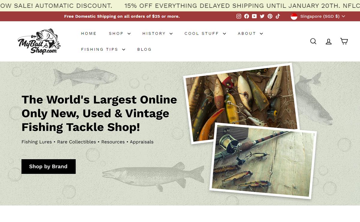 My Bait Shop: The place to buy new, used and vintage fishing lures. – My Bait Shop, LLC