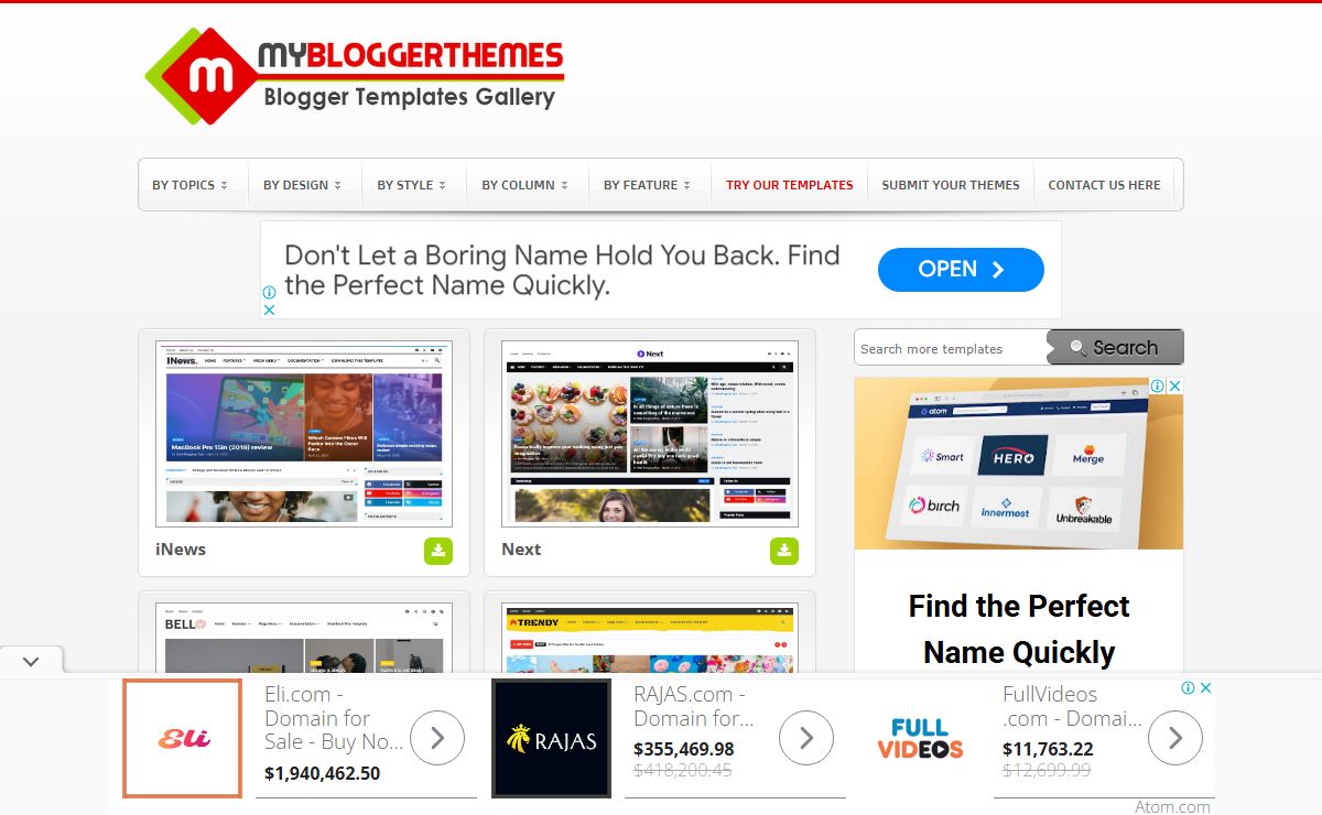 Blogger Templates Gallery