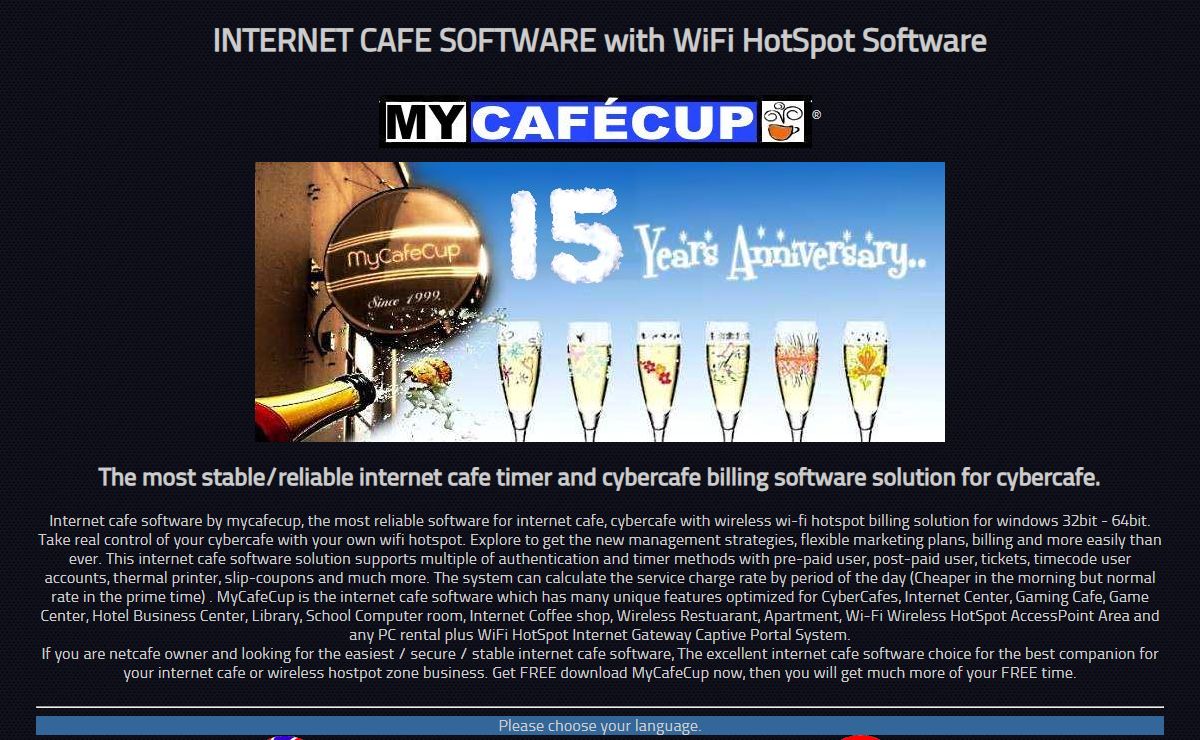 A Cyber Internet Cafe Software WiFi HotSpot billing solution 2025.