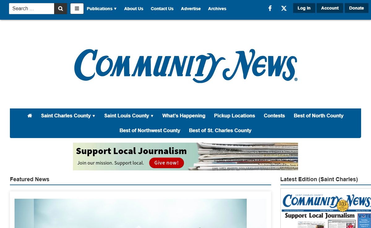 Front Page - Community News