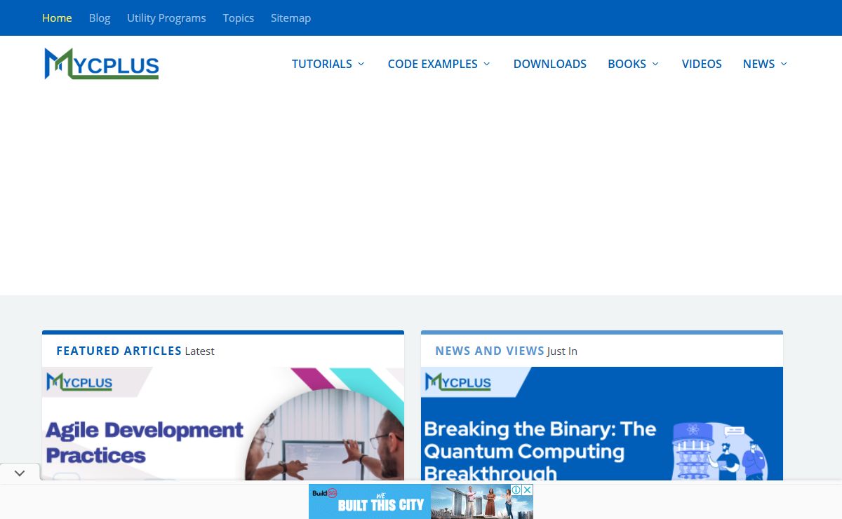 MYCPLUS - The best C and C++ Programming resources website