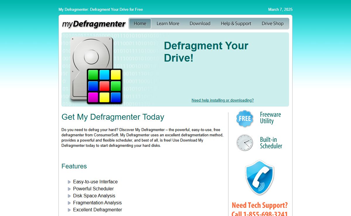 My Defragmenter: Defrag Your Drive for Free (Official Site)