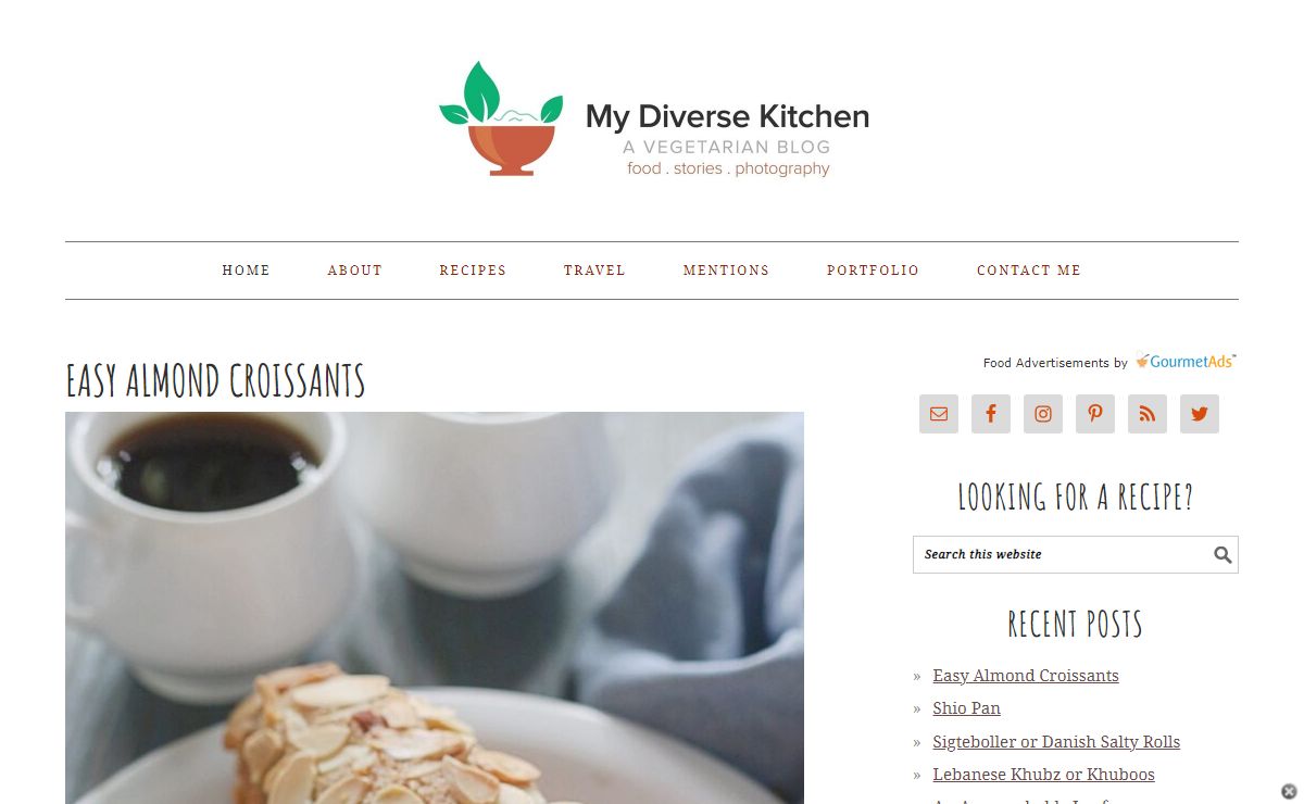 My Diverse Kitchen - A Vegetarian Blog - Food . Stories . Photography