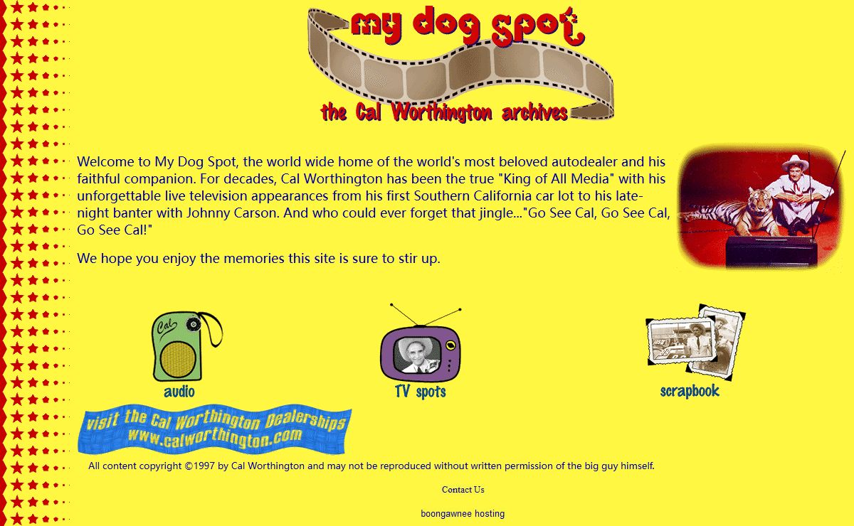 MY DOG SPOT....the Cal Worthington archives