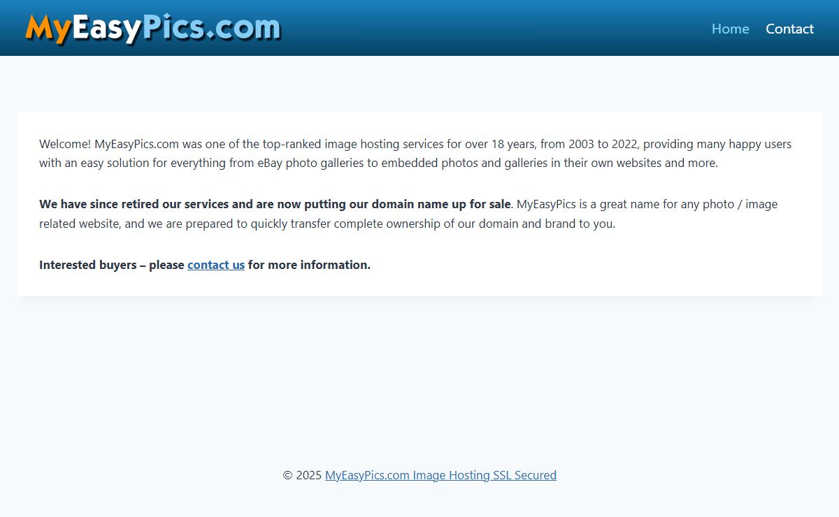 MyEasyPics.com Image Hosting SSL Secured – Online Photo Upload Storage and Picture Gallery Sharing Tools