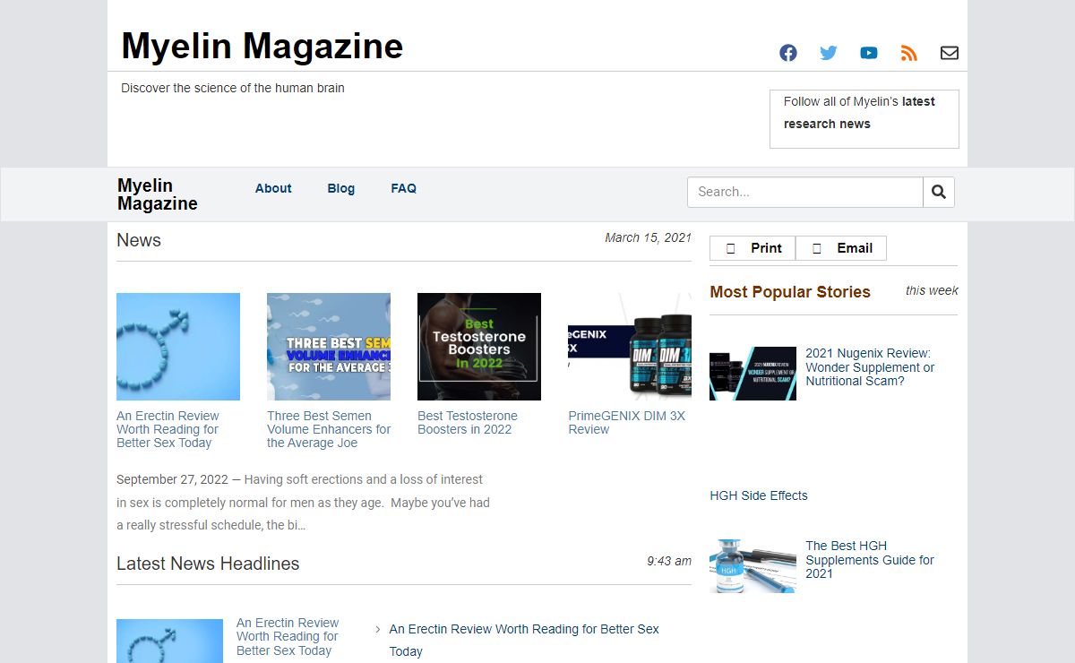 Home - Myelin Magazine