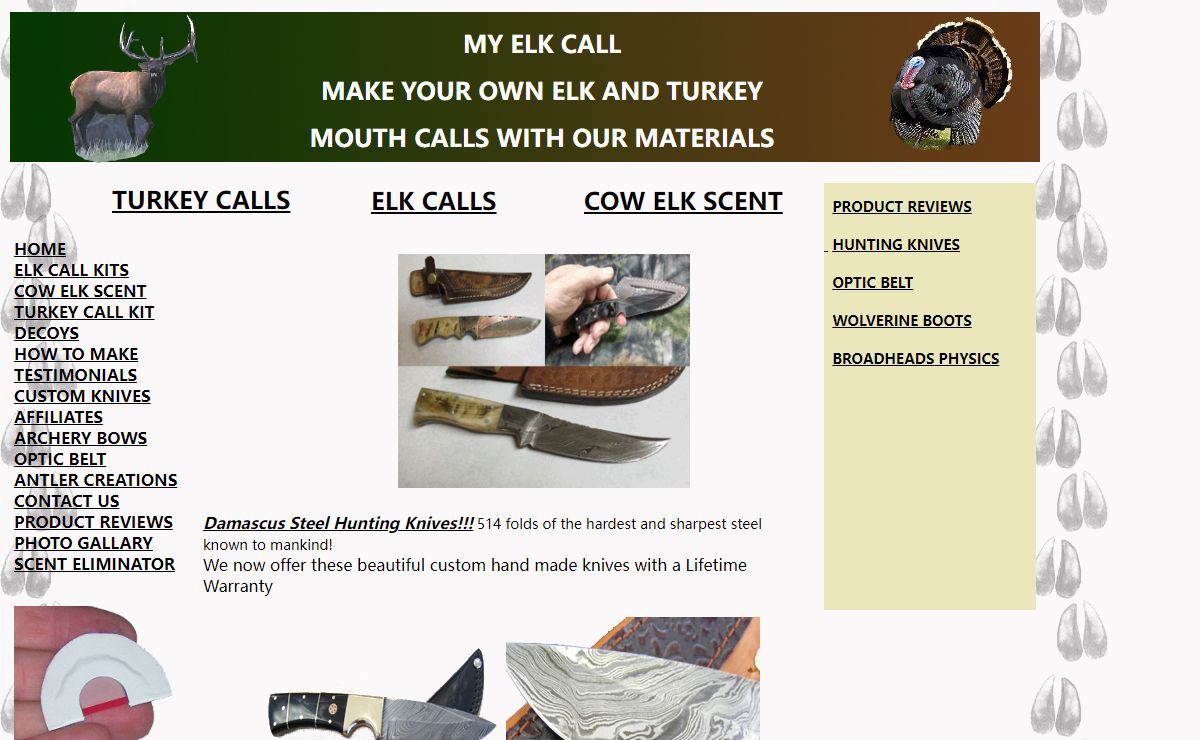 Elk Call Calls Supplies | Turkey Call Calls you make from our call making material kits | How To Make Elk Call