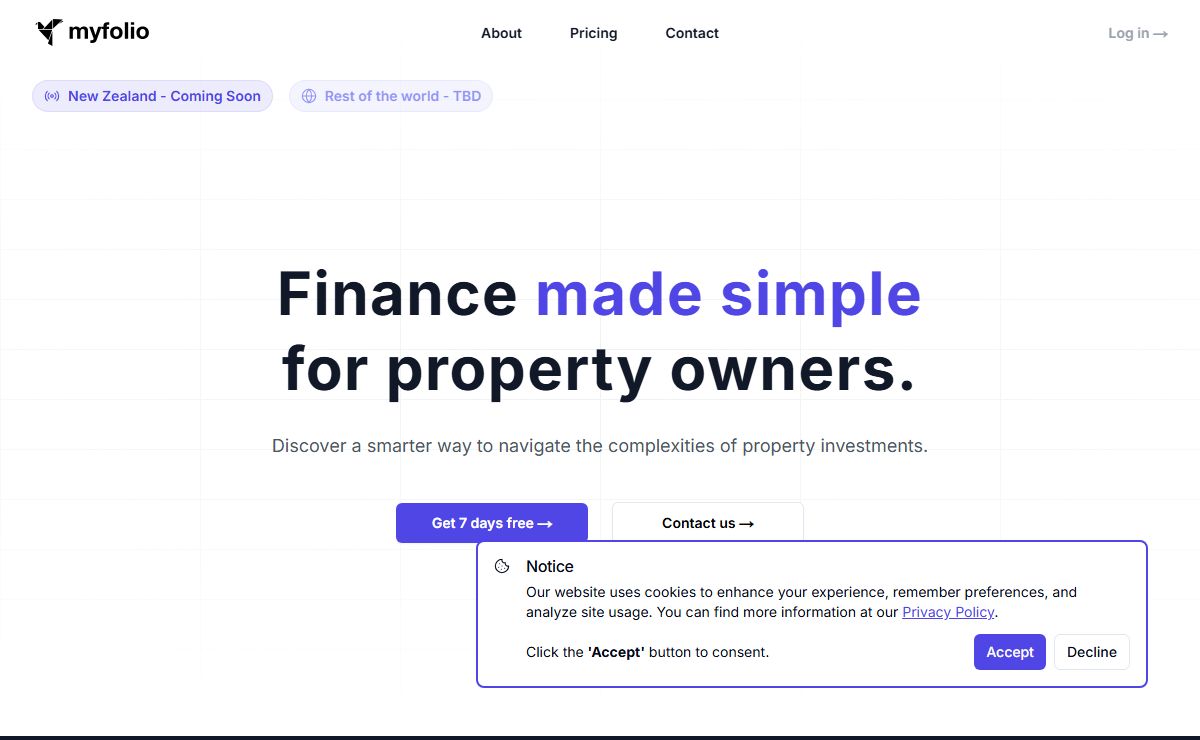MyFolio | Financial Software for your Property Portfolio