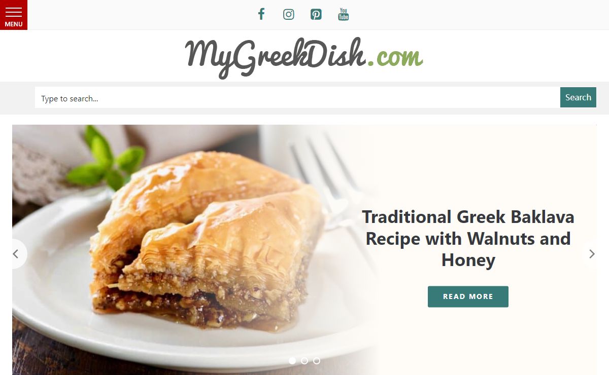 MyGreekDish | Authentic, traditional, locally sourced Greek recipes and nutritional advice.