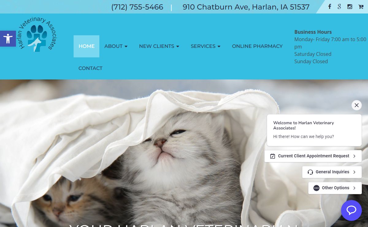 Veterinarian in Harlan, IA | Harlan Veterinary Associates & Referral Center