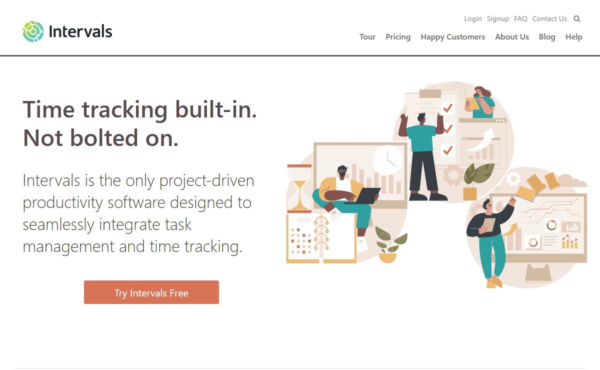 Time Tracking & Project Management for Teams | Intervals
