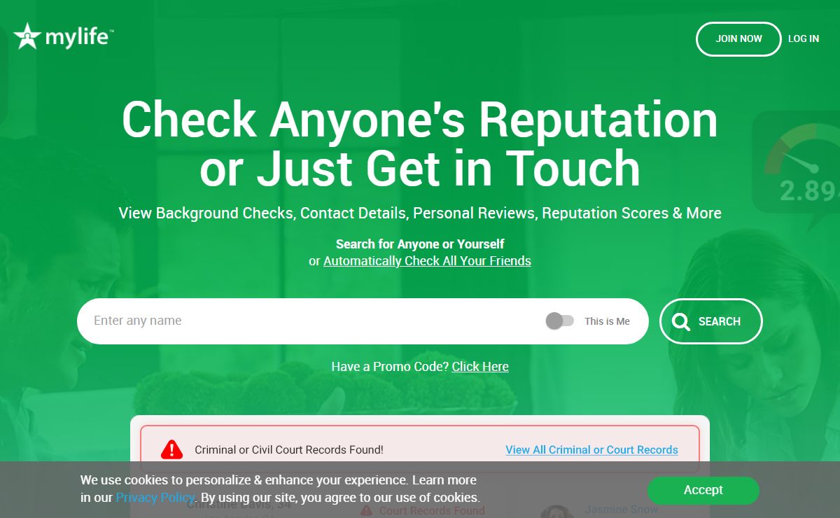 Reputation Profiles & Scores | Background & Contact Info | MyLife.com
