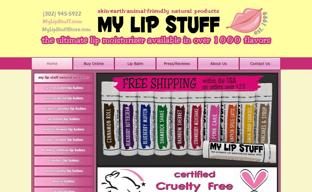 natural lip balm custom lip balm My Lip Stuff