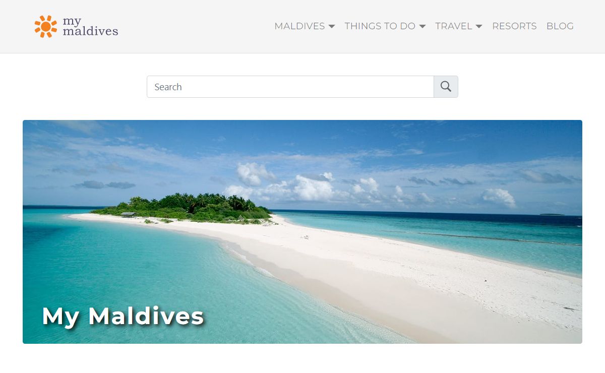 My Maldives - Holiday Resorts, Guides, News & Travel Tips