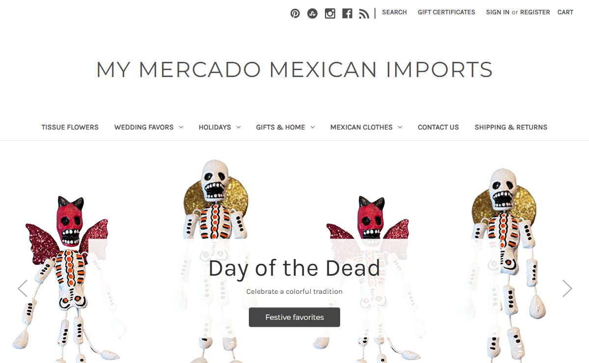 Mexican Wedding Favors, Mexican Flowers, Gift Ideas | My Mercado Mexican Imports