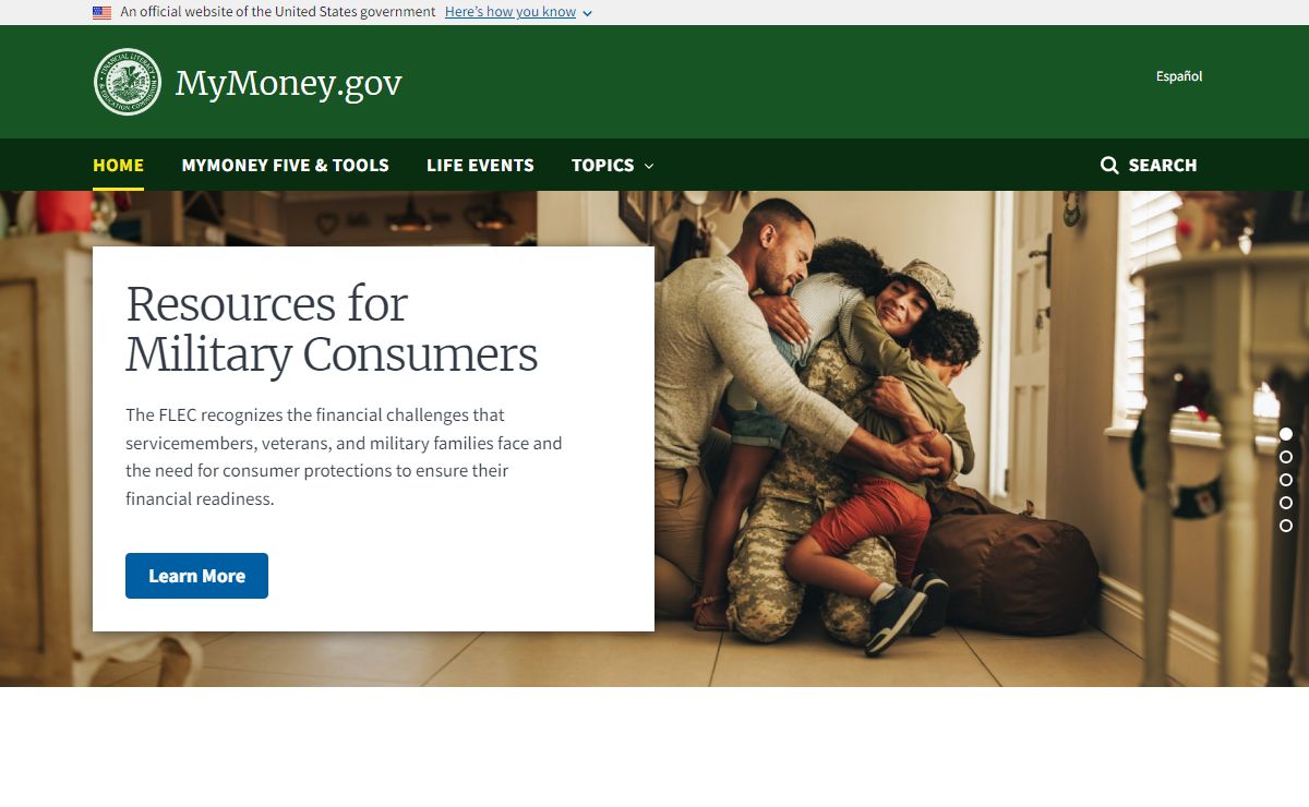 Home | MyMoney.gov