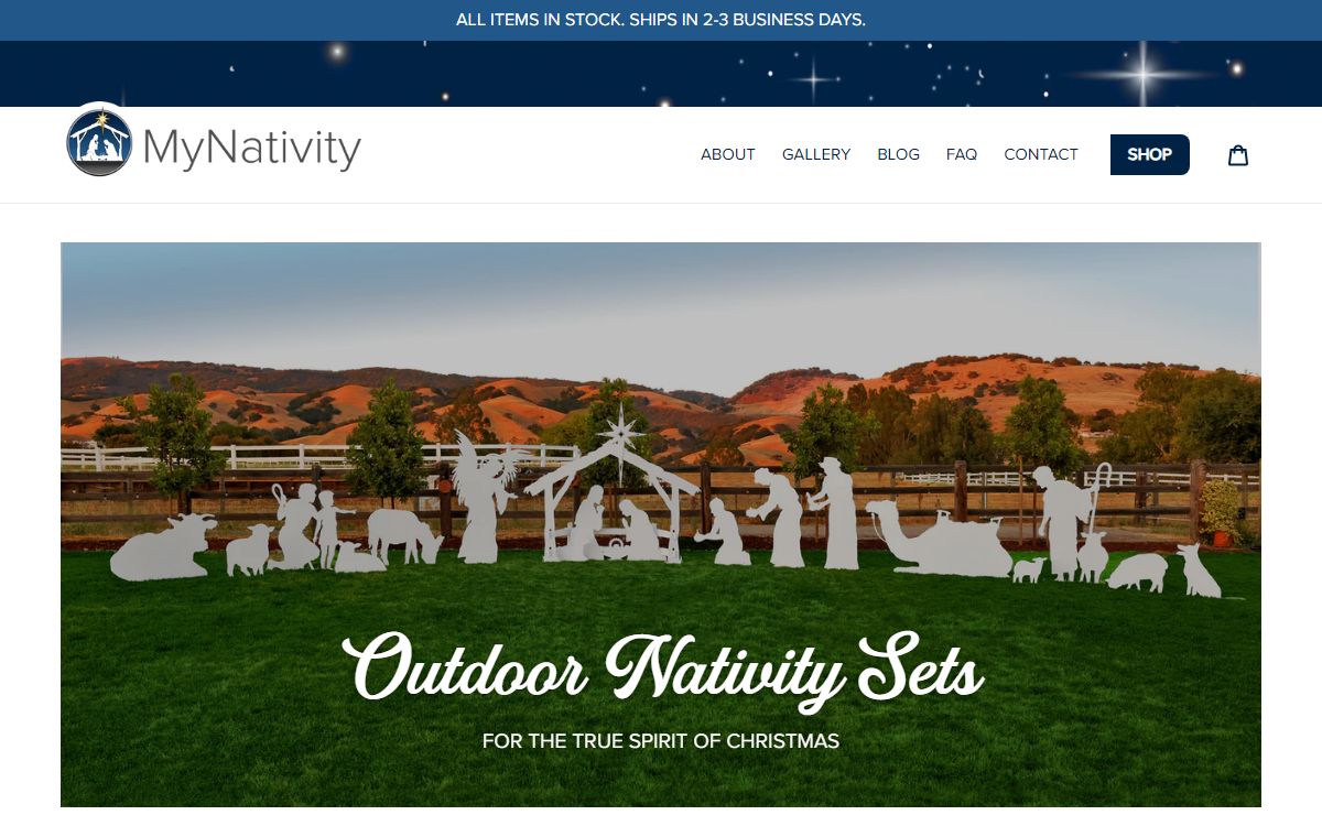 Lifesize Outdoor Nativity Scenes– MyNativity