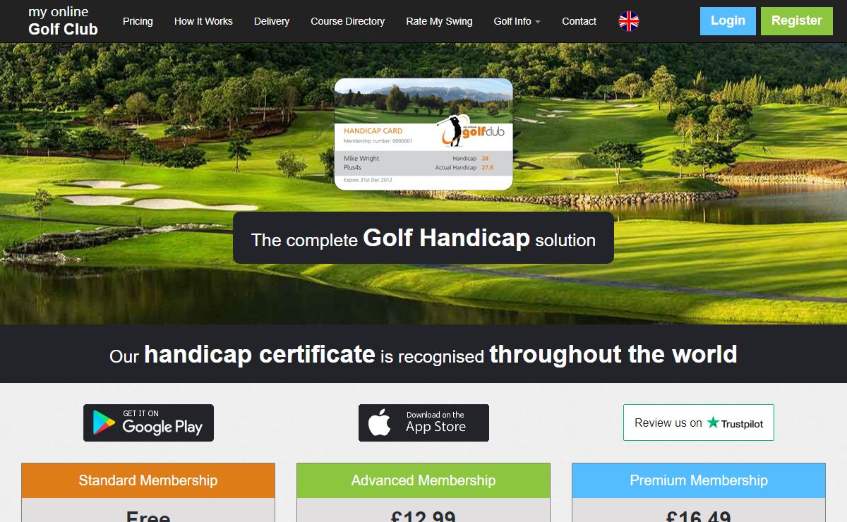 Golf Handicap - My Online Golf Club