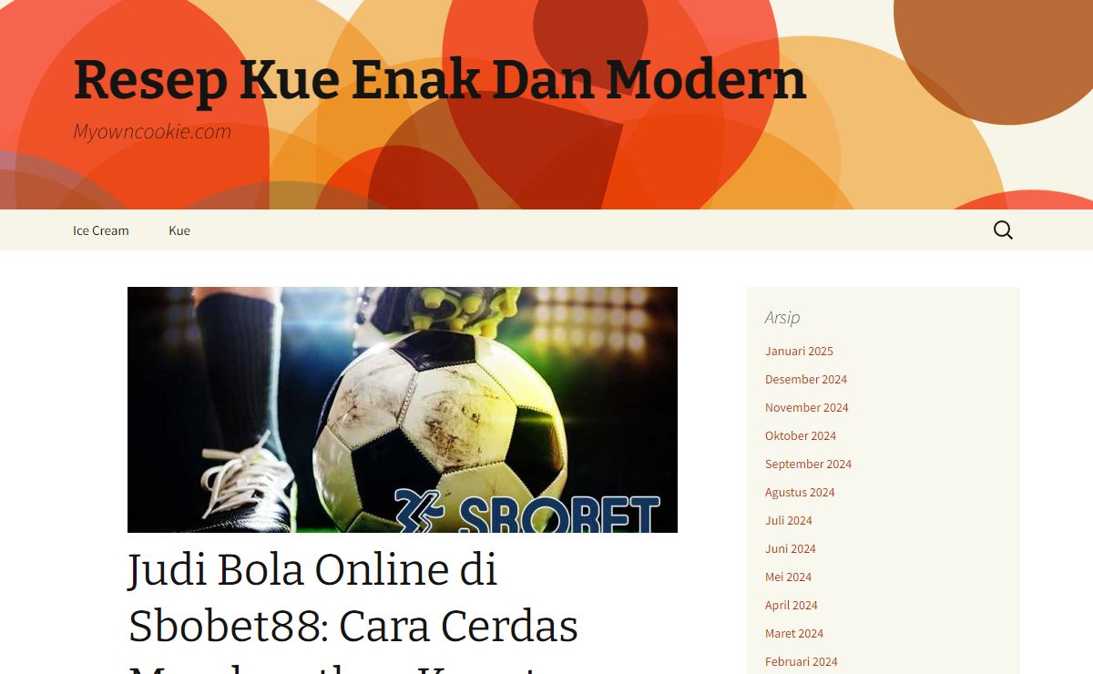 Resep Kue Enak Dan Modern | Myowncookie.com