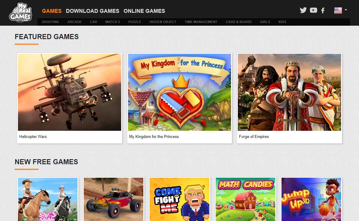 Free PC and Online Games at My Real Games!