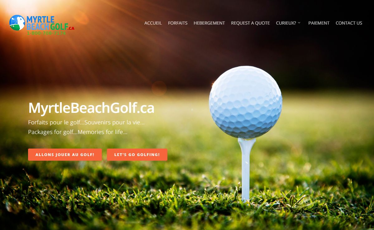 MyrtleBeachGolf.ca – Bienvenue sur MyrtleBeachGolf.ca!
