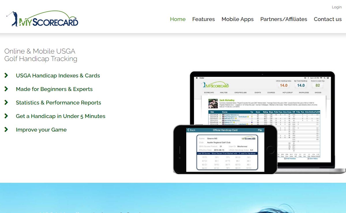 MyScorecard Golf Handicap