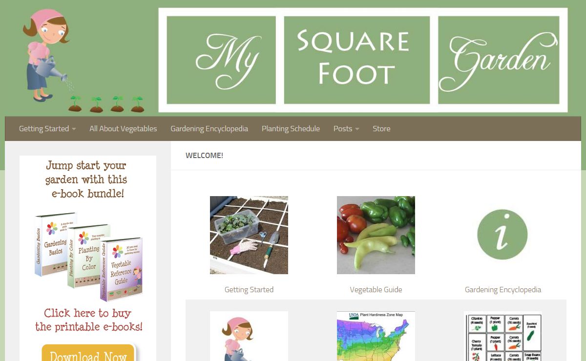 My Square Foot Garden – Follow the progress of my square foot garden. I provide helpful tools for companion planting, square foot gardening layouts and plans, square foot gardening spacing, and more!
