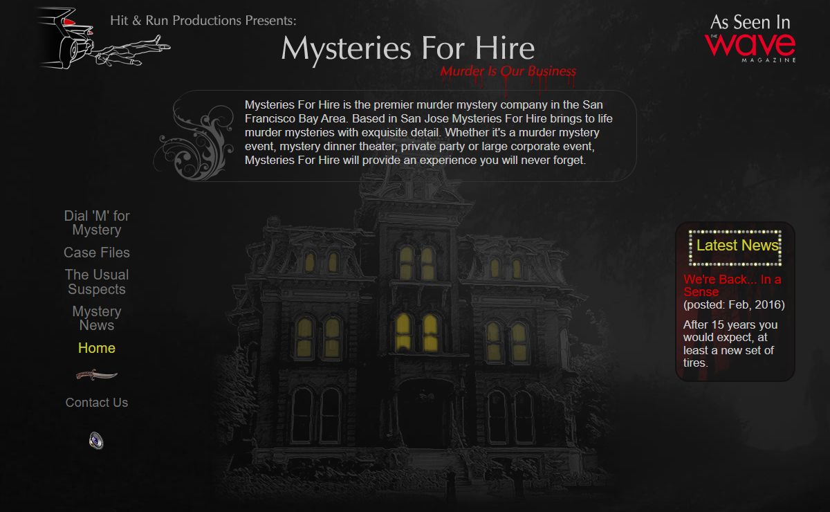 Mysteries For Hire: Welcome to Mysteries For Hire