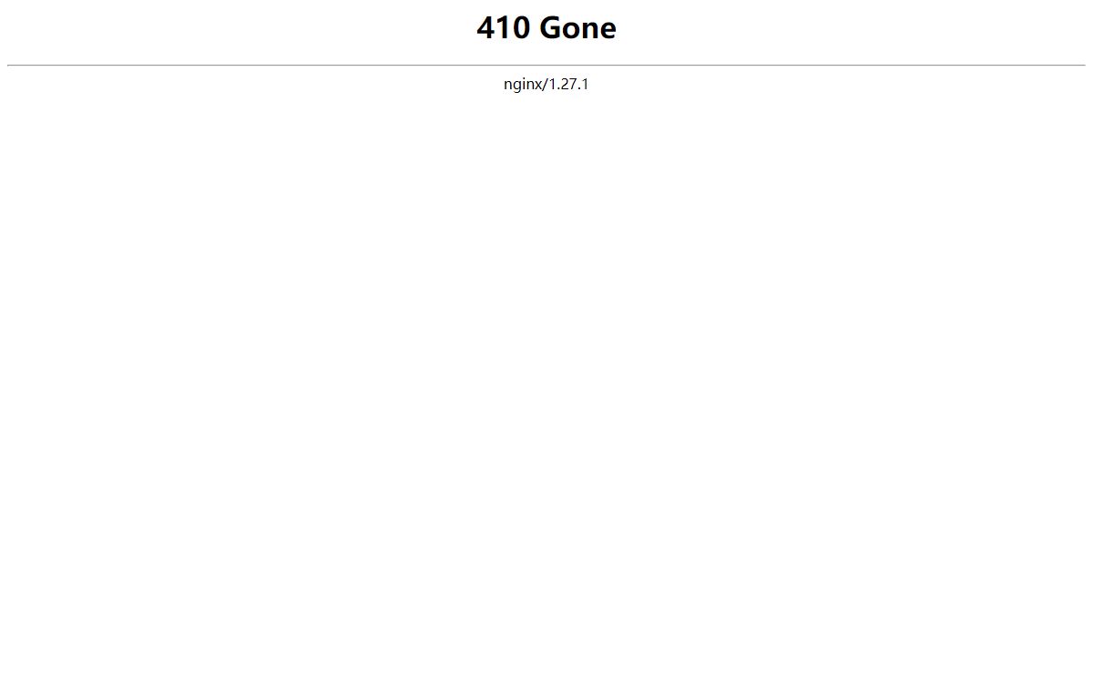 410 Gone