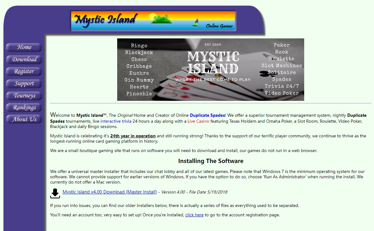Mystic Island: Internet Gaming Park