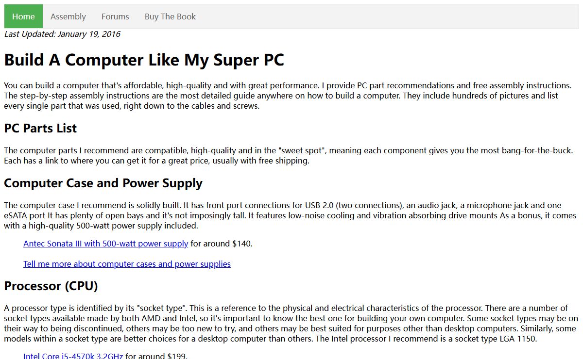 My Super PC - Build A Computer - Build A PC - How To Build Your Own Affordable, Quality, Fast Computer!! Free Online Guide To Make Computer Building Easy