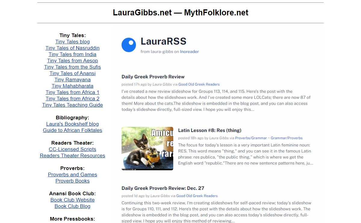 Laura Gibbs websites