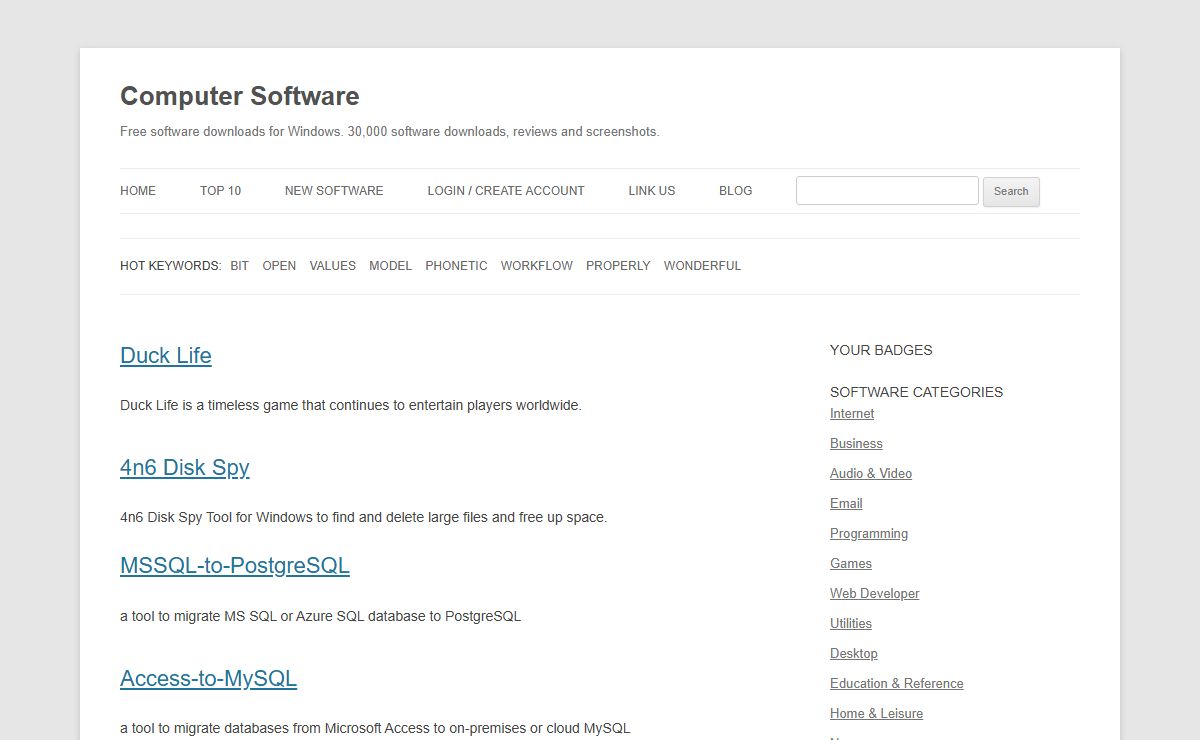 Computer Software Download | MyZips.com Computer Software List