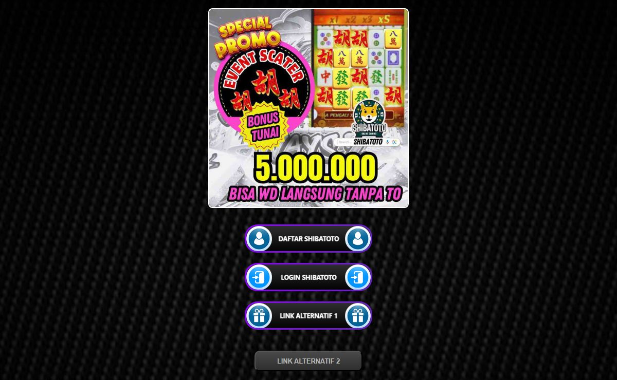 Shibatoto ~ Link Slot Gacor Resmi & Togel Online Diskon Besar