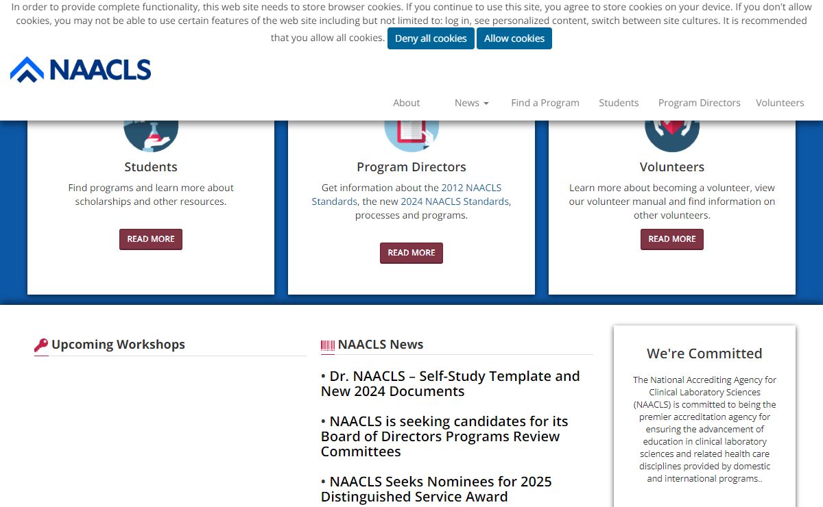 NAACLS - National Accrediting Agency for Clinical Laboratory Science - Home