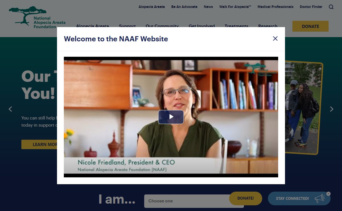 Home - National Alopecia Areata Foundation | NAAF