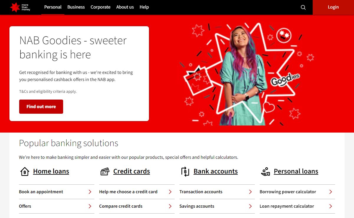 NAB personal banking | Loans, accounts, credit cards, insurance - NAB