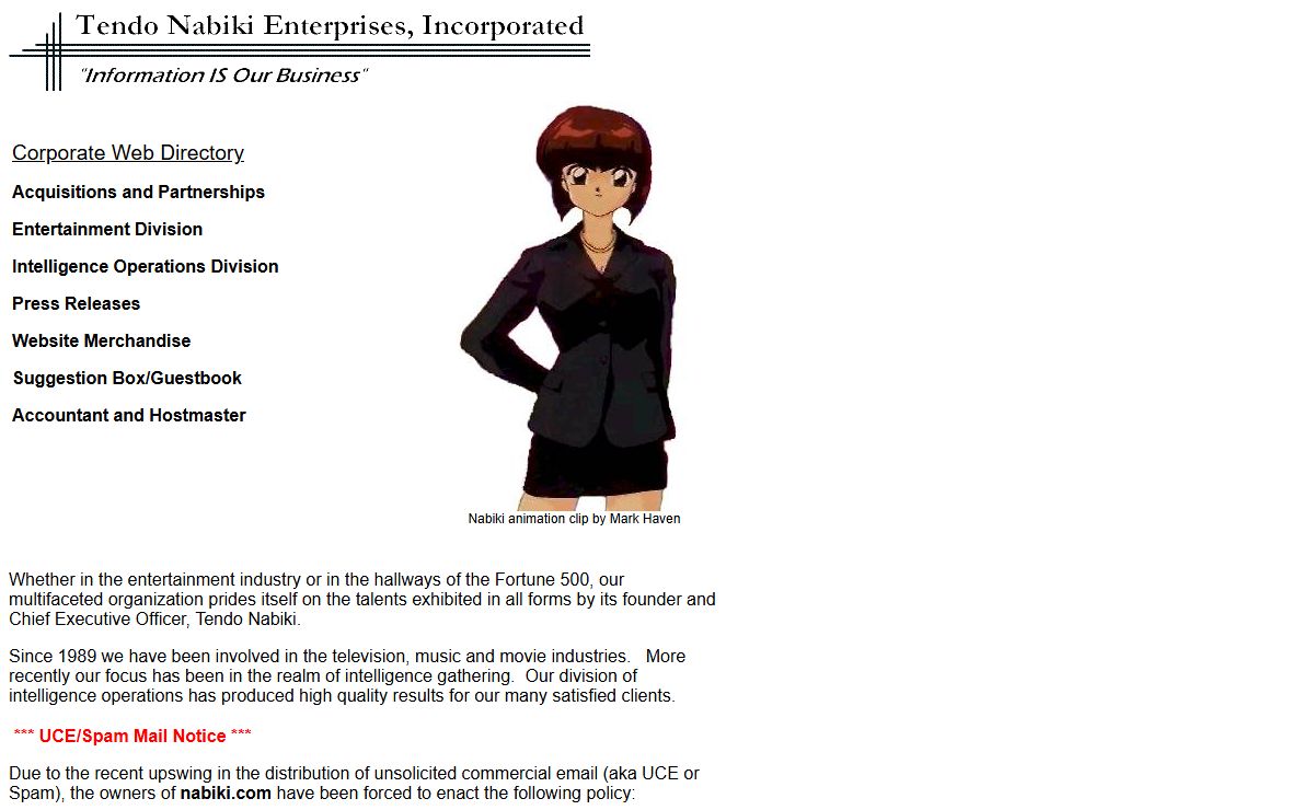 Tendo Nabiki Enterprises, Incorporated