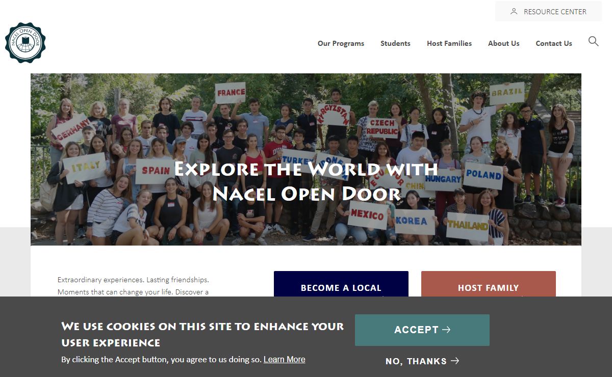 Nacel Open Door Student Exchange Programs