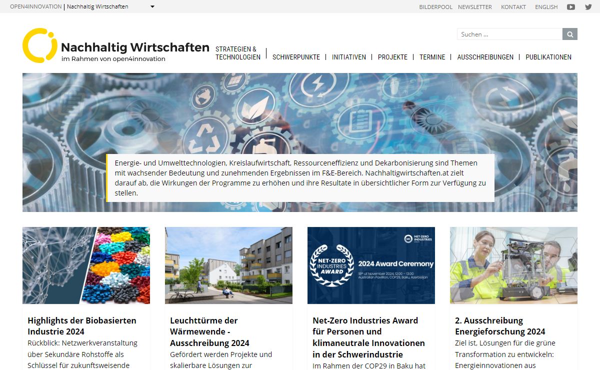 Nachhaltig Wirtschaften - Nachhaltig Wirtschaften