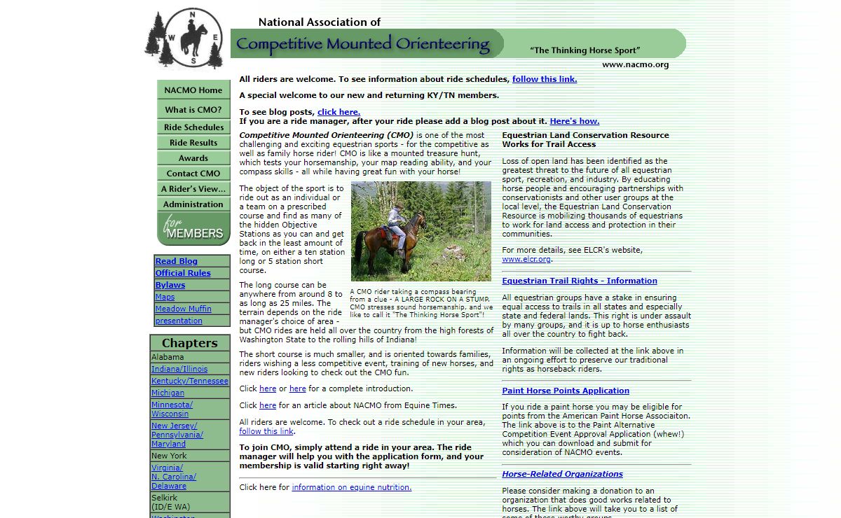 NACMO - National Association of Competitive Mounted Orienteering