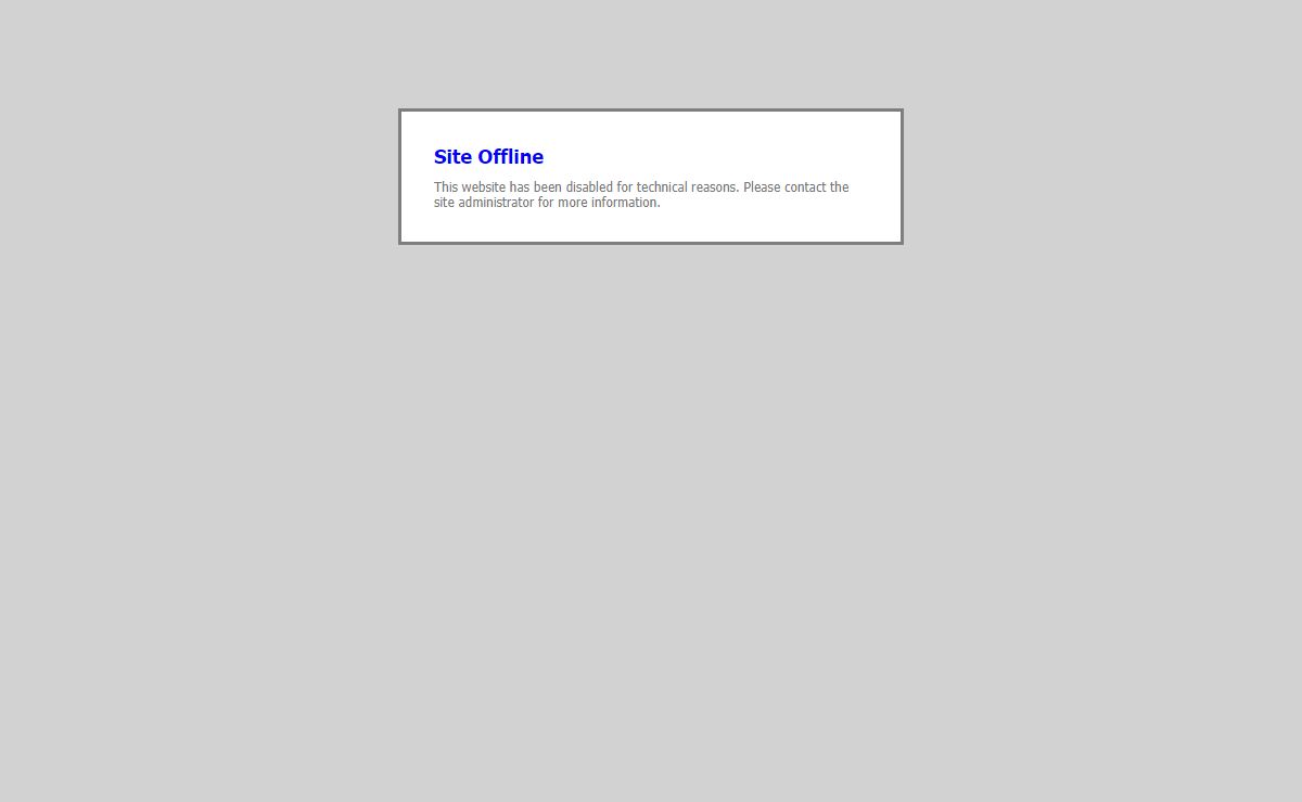 Site Offline