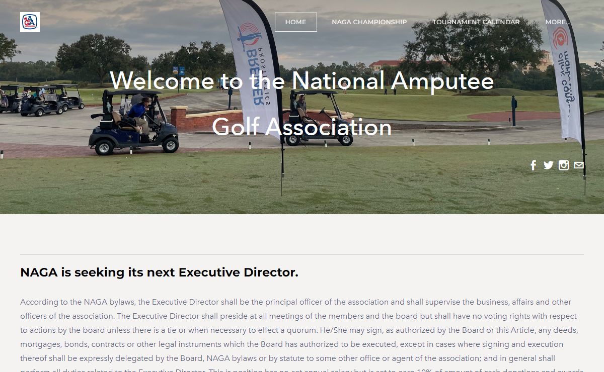 National Amputee Golf Association - NAGA Home