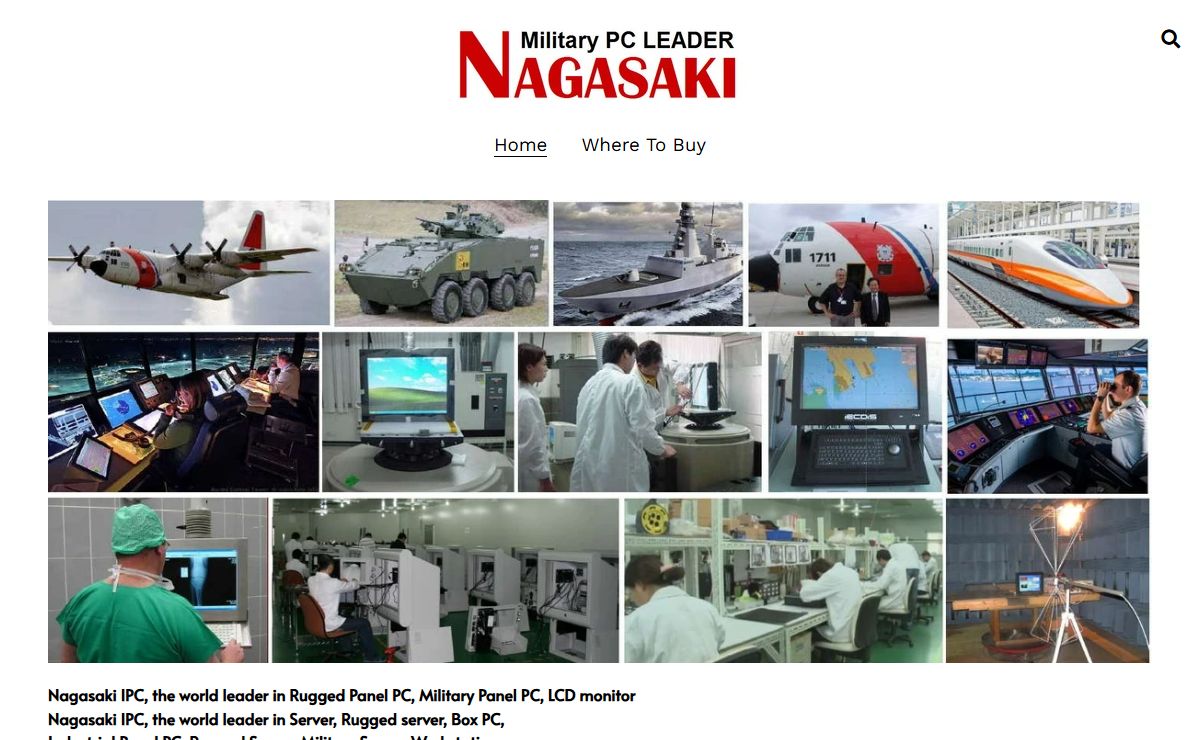 Nagasaki IPC, the world leader in Rugged Panel PC, Military Panel PC, LCD monitor Server, Rugged server, Box PC
