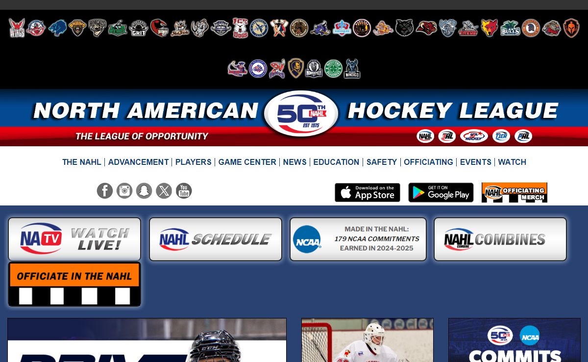NAHL.com | North American Hockey League | NAHL